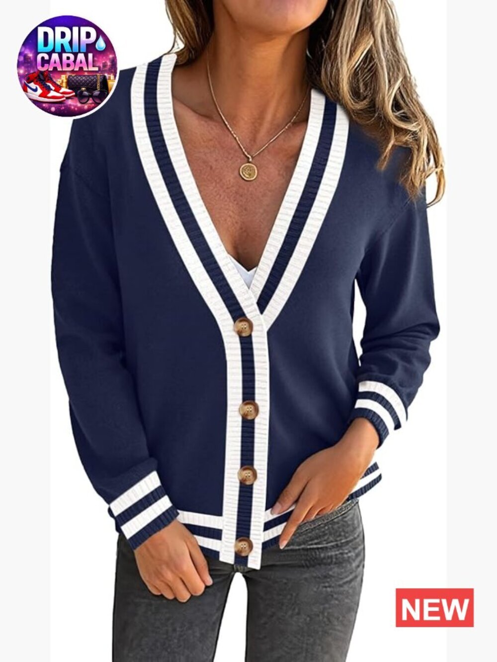 Women's Button Down Cardigan Sweater Long Sleeve Open Front Soft Knit Coat